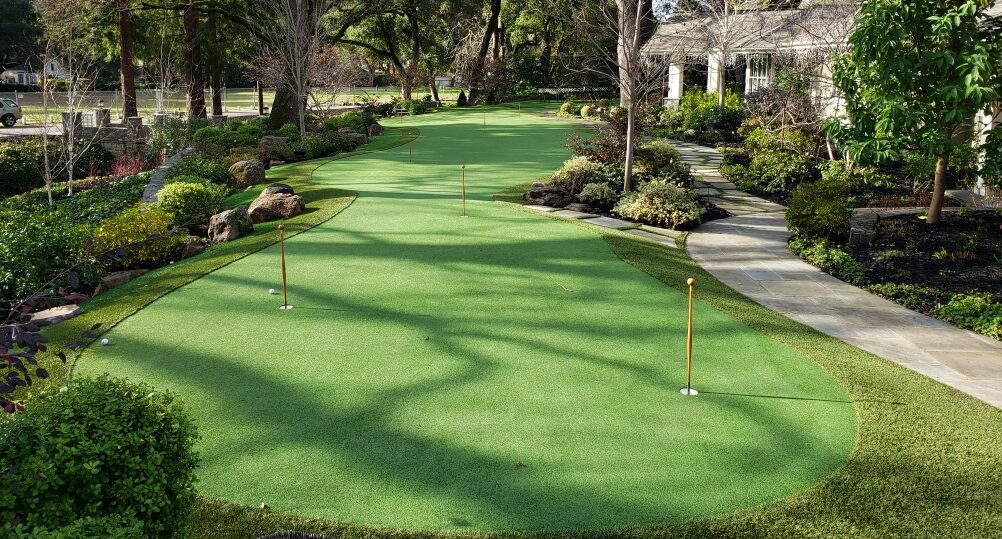 artificial grass putting green installers in Northern California